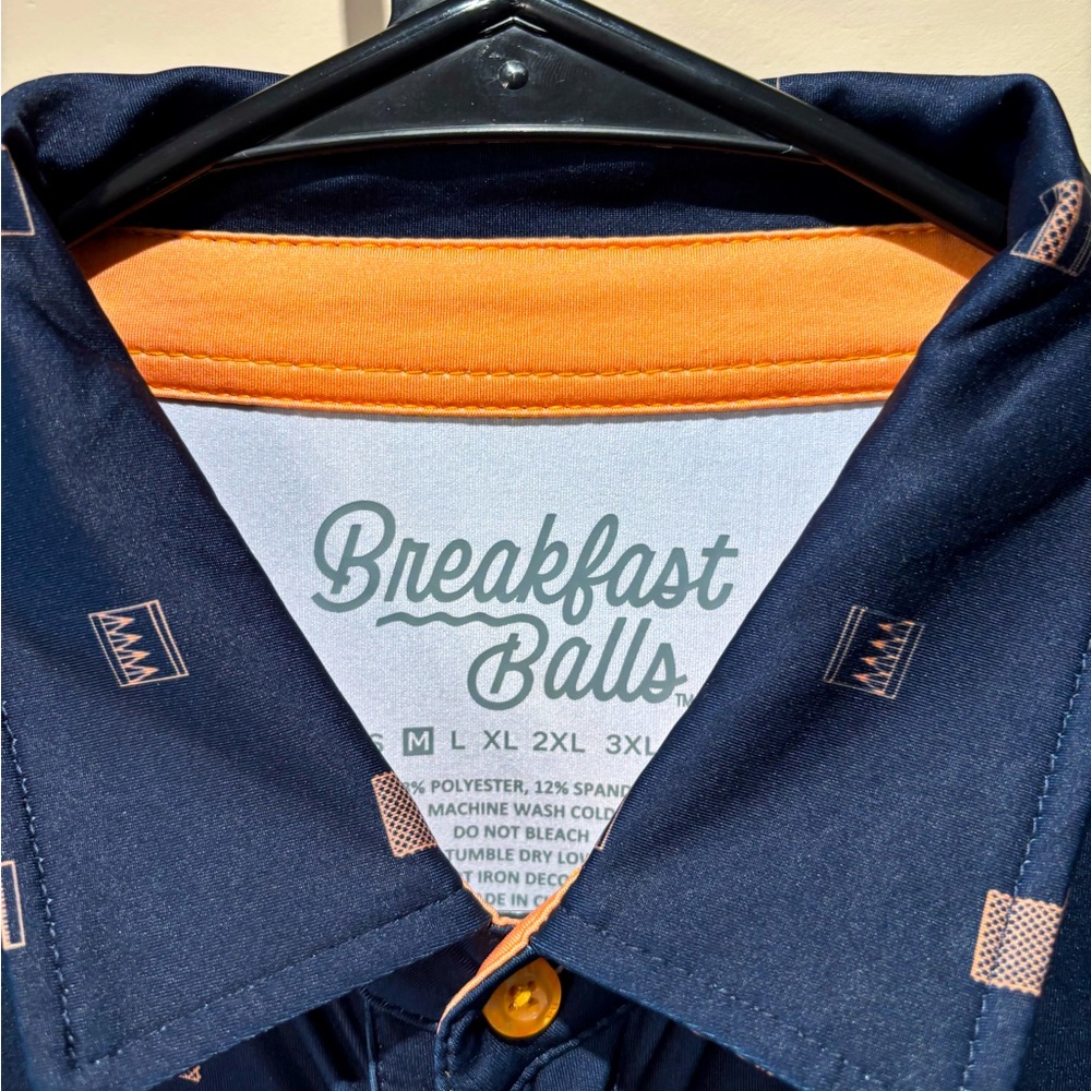 Breakfast Balls Men’s Golf Shirt